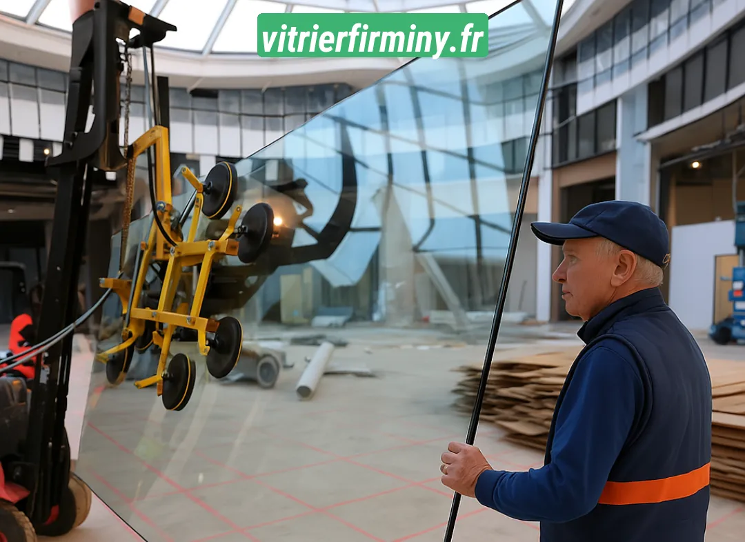 Remplacement de vitrine magasin Firminy